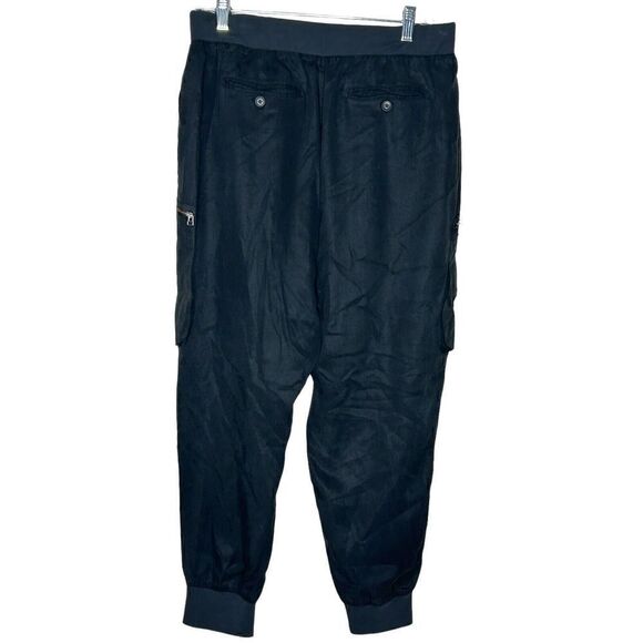ATM Anthony Thomas Melillos Black Tencel Waistband and Cuffs Jogger Pants Sz L - Picture 3 of 6